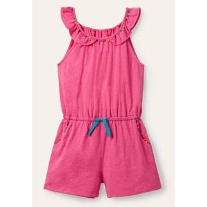 MINI BODEN Charlie Pom Jersey Playsuit Romper Girls Size 11-12Y
